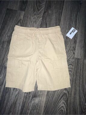 Epic threads Kids Beige Cargo Drawstring Shorts